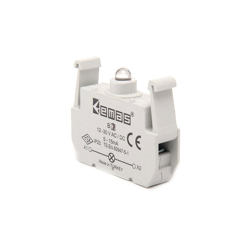 Emas B7 ,Mavi-24vac dc,Buton Lamba