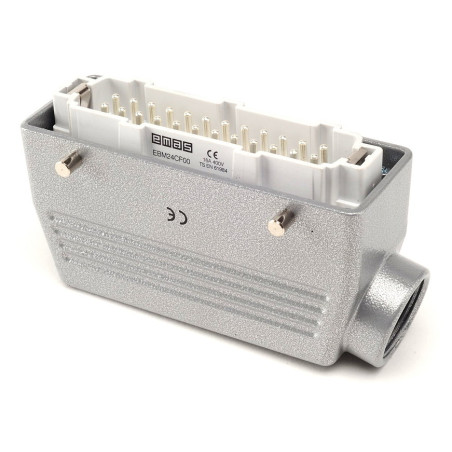 Emas EBM24FU10 ,Açılı Seyyar,Kilitsiz 24pin Erkek,Makine Fiş
