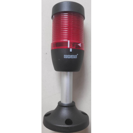 Emas IK51L024XM03-K ,Kırmızı-24vac dc,1-Kat,Tepe Lamba