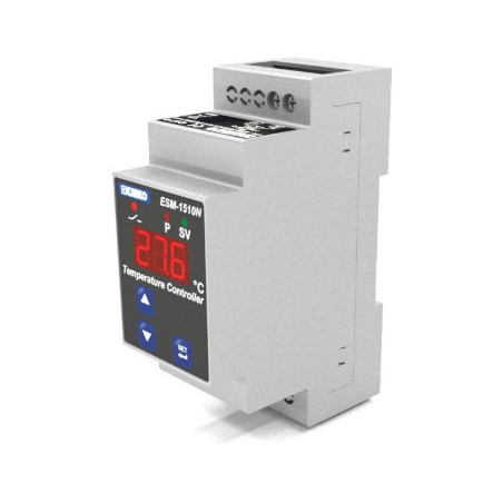 Emko ESM-1510-N.51101 0000 2000 ,Ray Dın,Besleme 220vac,Çıkış Kontak-1A1K,Sensör PT100,Isı Kontrol Termostat Kutuda Sensör Yok