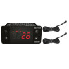 Emko ESM-3712-CN.51801 0101 1330 ,Ebat 77x35mm,Besleme 220vac,Çıkış Kontak-3A,Sensör 2xNTC,Isı Kontrol Termostat