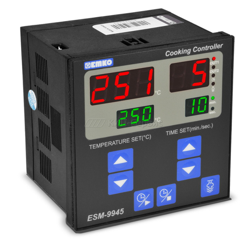 Emko ESM-9945.50301 0101 1000 ,Ebat 96x96mm,Besleme 220vac,Çıkış Kontak-3A,Sensör PT100,Fırın Kontrol