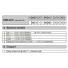 Emko EZM-3735.50001 0707 1000 ,Ebat 77x35mm,Besleme 220vac,Çıkış Kontak-1A1K,Zaman Röle