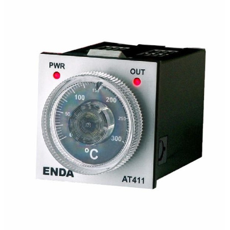 Enda AT411-FE-400-SM ,Ebat 48x48mm,Besleme 24vac dc,Sensör TC-J,Çıkış Kontak-1A1K,Isı Kontrol Termostat