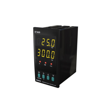 Enda ET8420-230 ,Ebat 48x96mm,Besleme 220vac,Sensör PT100 TC-J,Çıkış KONTAK SSR,Isı Kontrol Termostat