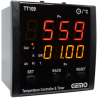 Gemo TT109A-230VAC-R ,Ebat 96x96mm,Besleme 110v..220vac,Çıkış Kontak-2A2K,Zamanlı Isı Kontrol