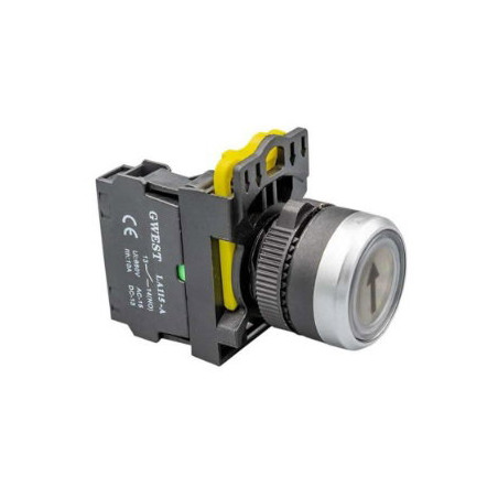 Gwest A5-10 3 ,Montaj 22mm,Kontak-1A,Beyaz-Yön Yaylı,M22 Buton