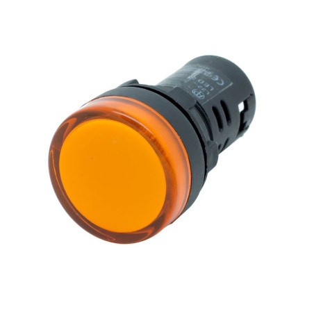 Gwest AD116-16C-220-SR 16-S ,Montaj 16mm,Sarı-220vac dc,M16 Sinyal Lamba