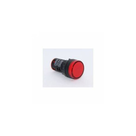 Gwest AD116-16C-24-KR 16-24V-K ,Montaj 16mm,Kırmızı-24vac dc,M16 Sinyal Lamba