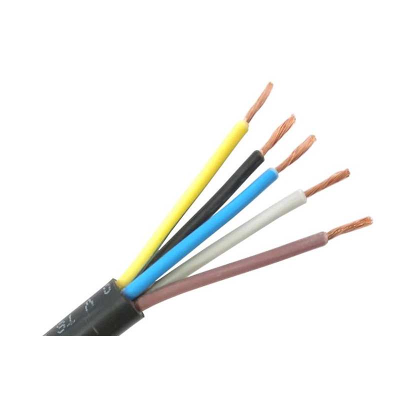 Koç H05VV-F 5x4 ,Kesit 4mm ,5-Damar Çok Telli,1mt TTR Kablo