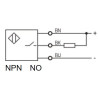 Lanbao LE11TSN03DNO ,Ebat 27x10x6mm,Ölçüm 3mm,Çıkış NPN-NO,Besleme 10v..30vdc,3-Kablo,Endüktif Metal Sensör