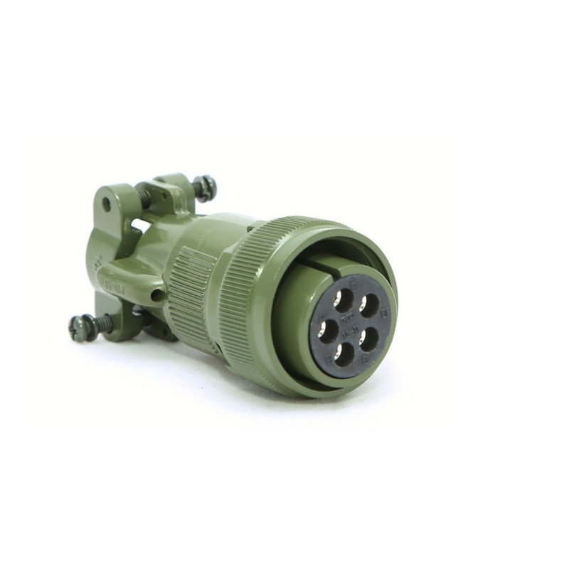 Maojwei MS3106-18-12S ,Düz Seyyar,M25 6pin Dişi,Soket Konnektör