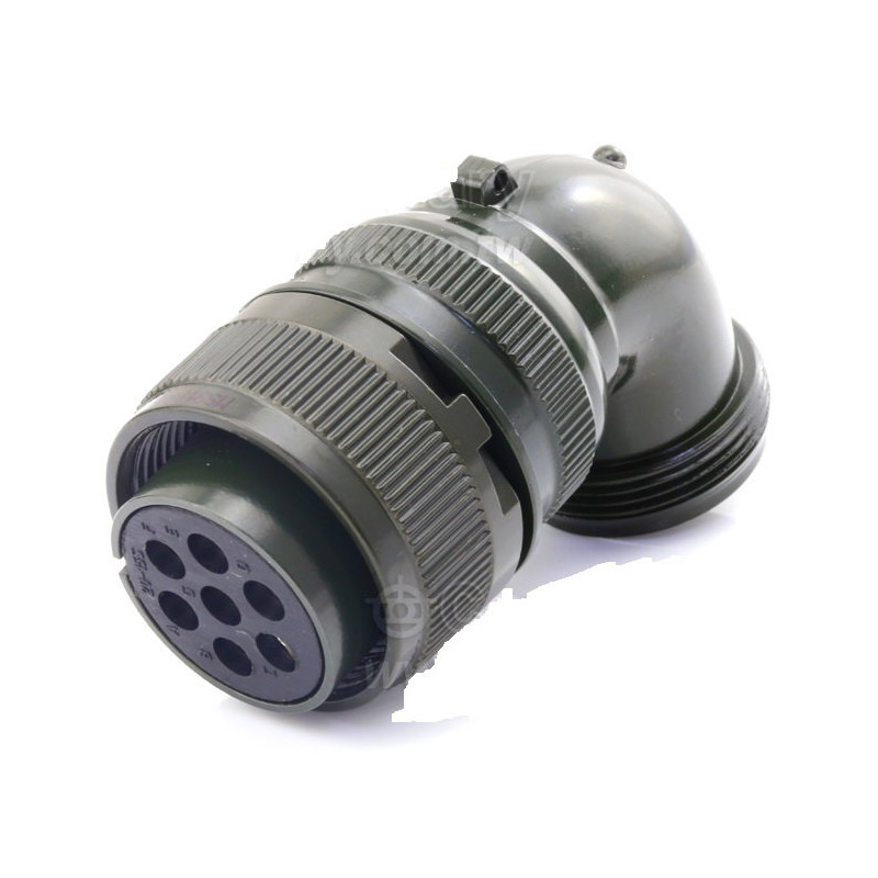 Maojwei MS3108-20-18S ,Açılı Seyyar,M32 9pin Dişi,Soket Konnektör