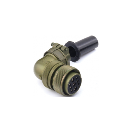 Maojwei MS3108-24-11S ,Açılı Seyyar,M33 9pin Dişi,Soket Konnektör