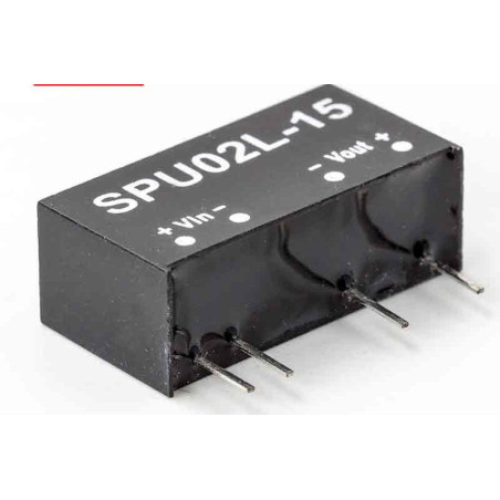 Meanwell SPU02L-15 ,Besleme 5vdc,Çıkış 15vdc 133mA,Dc-Dc Konverter