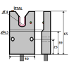 Mefa İKS-P40TA-NK ,Ebat 65x40x15mm, Ölçüm 5mm,Çıkış NPN-NC,Besleme 10v..30vdc,Ayar İptal,3-Kablo 2mt,İplik Sensör