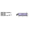 Mefa MM-B38L-YA ,Ebat 38x12x9mm,Ölçüm 20mm,Çıkış AC DC-NO,Besleme 24v..220vac dc,Led,2-Kablo,Manyetik Piston Sensör