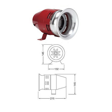 Mesan MS390.110VAC ,Besleme 110vac,Motorlu Siren
