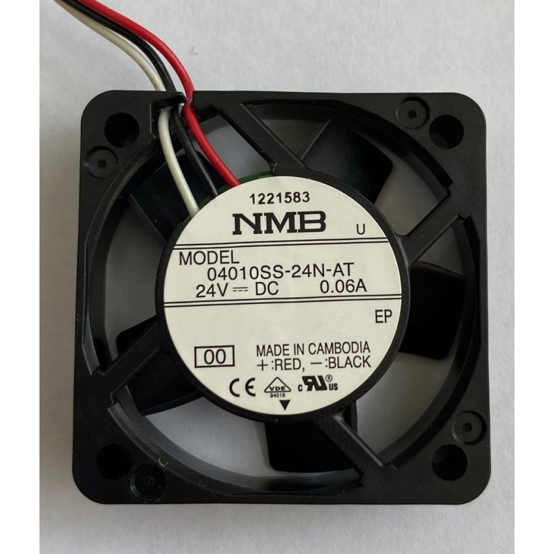 Nmb-Mat 04010SS-24N-AT-00 ,Ebat 40x10mm,Besleme 24vdc 0.06A 1.1W,Hava 6.7-Cfm,3-Kablo Fan