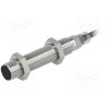 Omron E2B-M12KS04-WP-C2 ,Ebat M12x45mm,Ölçüm 4mm,Çıkış NPN-NC,Besleme 10v..30vdc,3-Kablo,Endüktif Metal Sensör