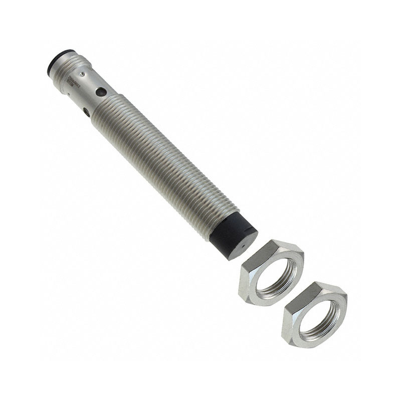 Omron E2B-M12LN08-M1-B1 ,Ebat M12x75mm,Ölçüm 8mm,Çıkış PNP-NO,Besleme 10v..30vdc,Soket M12 4pin,Endüktif Metal Sensör