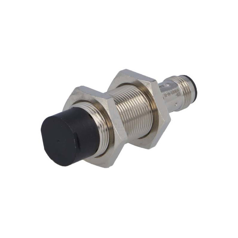 Omron E2B-M18KN16-M1-B1 ,Ebat M18x50mm,Ölçüm 16mm,Çıkış PNP-NO,Besleme 10v..30vdc,Soket M12 4pin,Endüktif Metal Sensör