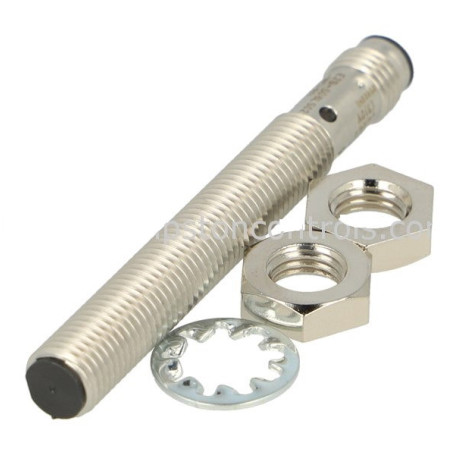 Omron E2B-S08LS02-MC-B2 ,Ebat M8x65mm,Ölçüm 2mm,Çıkış PNP-NC,Besleme 10v..30vdc,Soket M8 3pin,Endüktif Metal Sensör
