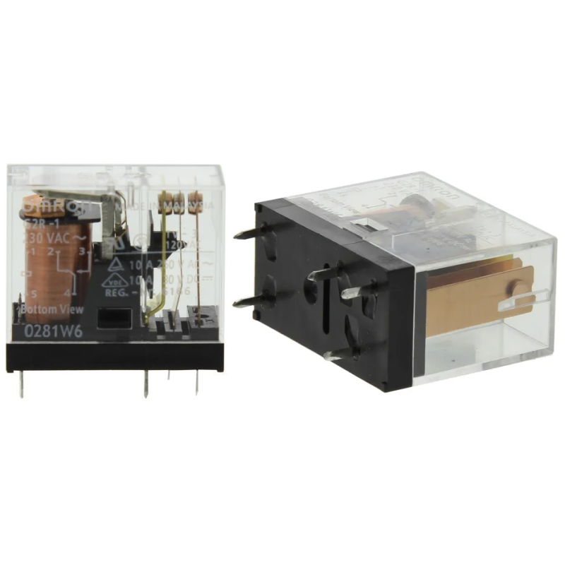 Omron G2R-1-AC230 ,Bobin 220vac,Kontak 1A1K 10 Amper,İnce-5pin,Röle