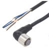 Omron XS2F-LM12PVC4A10M ,Soket Açılı M12 4pin,4-Kablo 10mt,Pvc Sensör Kablo