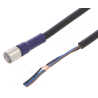 Omron XS3F-LM8PVC3S5M ,Soket Düz M8 3pin,3-Kablo 5mt,Pvc Sensör Kablo