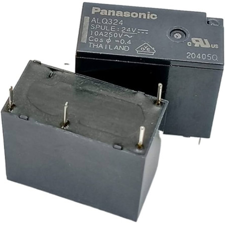 Panasonic ALQ324 ,Bobin 24vdc,Kontak 1A 10 Amper,Pcb-4pin,Röle