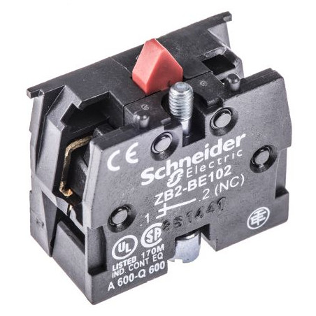 Schneider ZB2-BE102 ,Kontak-1K,Buton Yedek Kontak