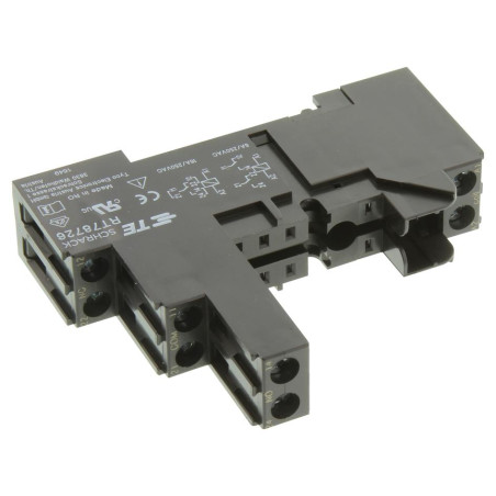 Schrack RT78726 ,İnce-8pin,Vidalı,Ray,Röle Soket