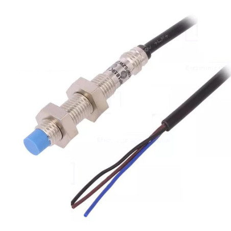 Sick IME08-04NPSZW2S 1040888 ,Ebat M8x52mm,Ölçüm 4mm,Çıkış PNP-NO,Besleme 10v..30vdc,3-Kablo 2mt,Endüktif Metal Sensör