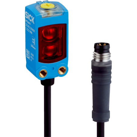 Sick WTB4FP-31311120ZZZ 1107692 ,Ebat 40x12x16mm,Ölçüm 220mm,Çıkış PNP NPN-NO NC,Besleme 10v..30vdc,Soket M8 3pin,Cisim Fotosel