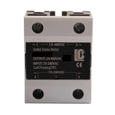 Soljex TRM1A48A25 ,Güç 1x480vac 25 Amper,Kontrol 80v..220vac,1-Faz,Ac-Ac,Solid State Röle