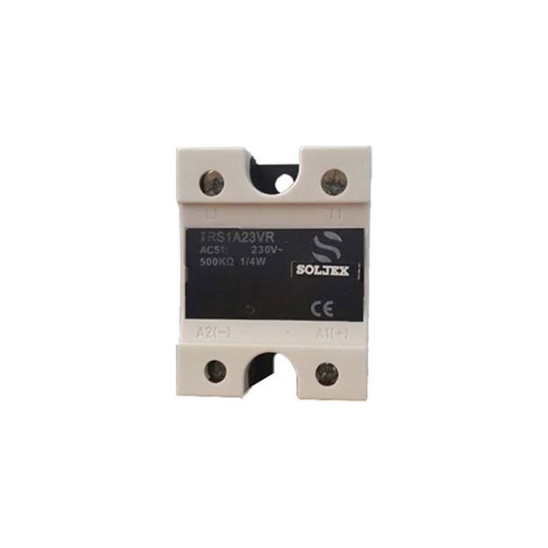 Soljex TRS1A23VR25 ,Güç 1x20v..220vac 25 Amper,Kontrol Pot,1-Faz,Pot-Ac, Solid State Röle