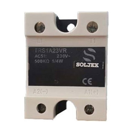 Soljex TRS1A23VR40 ,Güç 1x20v..220vac 40 Amper,Kontrol Pot,1-Faz,Pot-Ac,Solid State Röle
