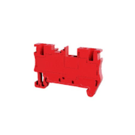 Tbloc PFT2.5-KR ,Renk Kırmızı,Kesit 2.5mm ,Baskılı Ray Klemens