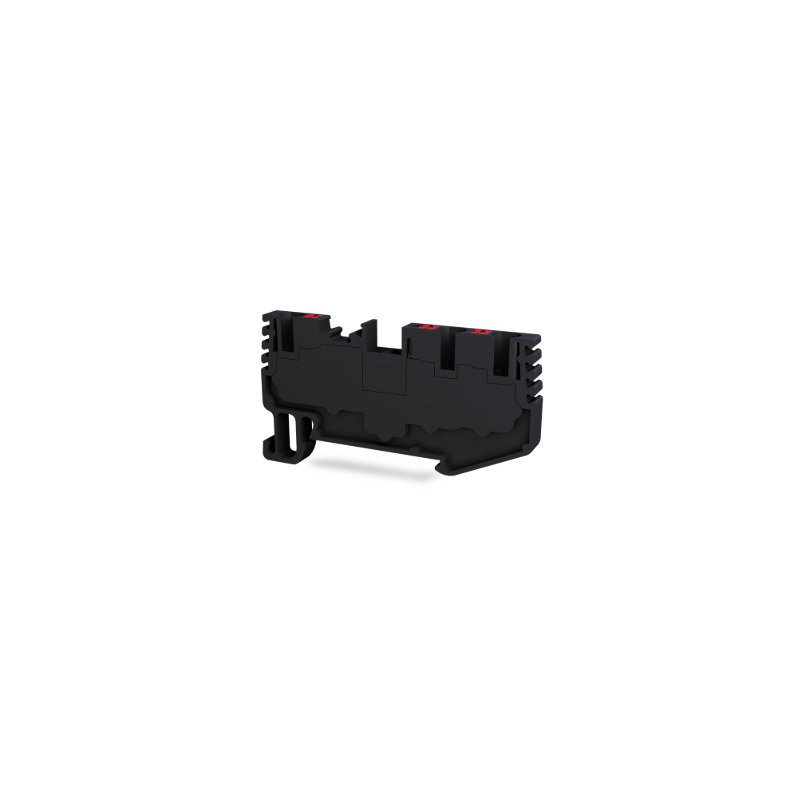 Tbloc PFT2.5-SH ,Renk Siyah,Kesit 2.5mm ,Baskılı Ray Klemens