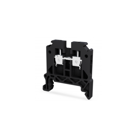 Tbloc TBL2.5-SH ,Renk Siyah,Kesit 2.5mm ,Vidalı Ray Klemens