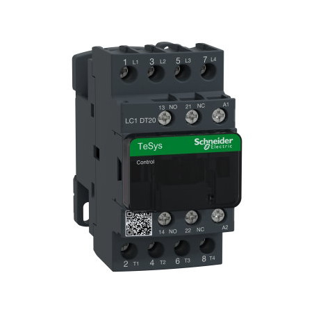 Schneider LC1DT20M7 ,Bobin 220vac,Güç 4kw 20 Amper,Kontak 4A 4A,Kontaktör