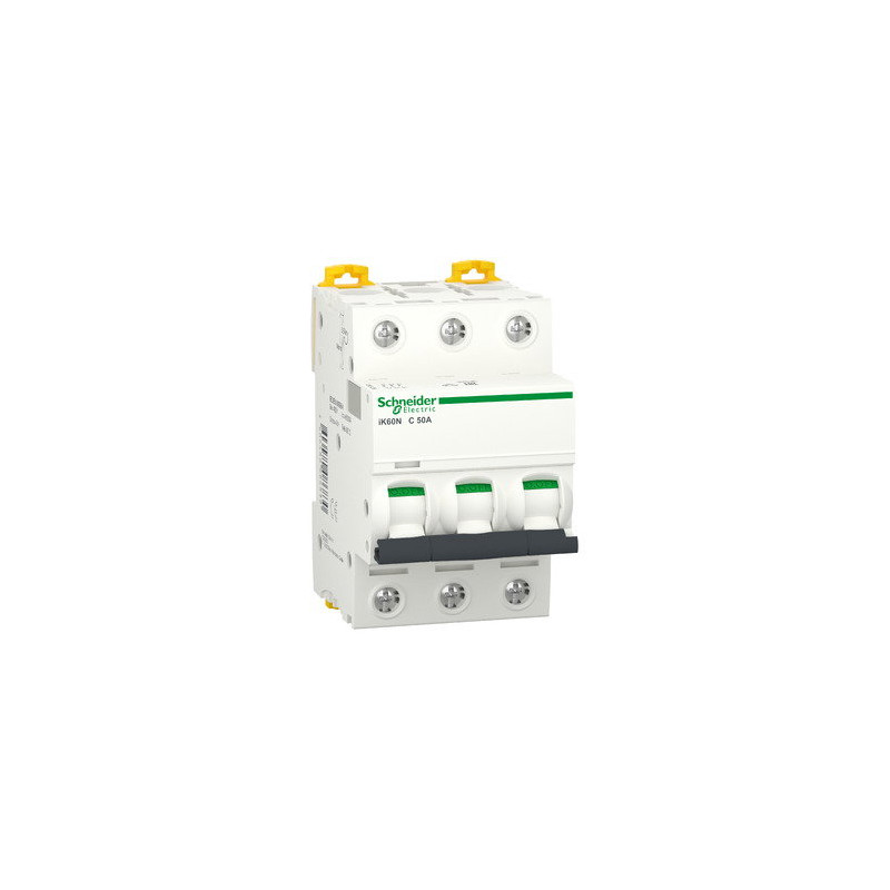 Schneider A9K24350 ,IK60N 6kA,3-Faz 3x50a,C-Tip,50 Amper,Otomatik Sigorta