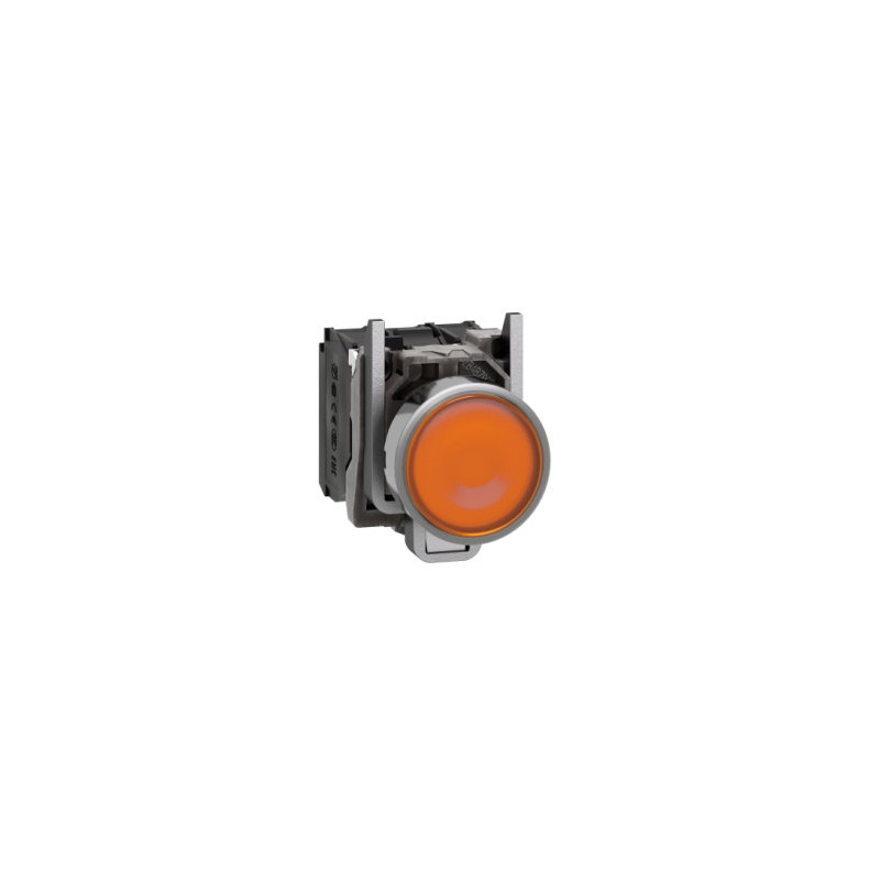Schneider XB4BW35B5 ,Montaj 22mm,Kontak-1A1K,Turuncu-24v Yaylı,M22 Buton