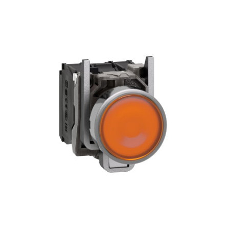 Schneider XB4BW35B5 ,Montaj 22mm,Kontak-1A1K,Turuncu-24v Yaylı,M22 Buton