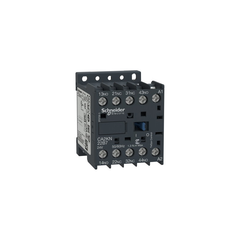 Schneider CA2KN22B7 ,Bobin 24vac,Kontak 2A 2K,Mini Kumanda Kontaktör