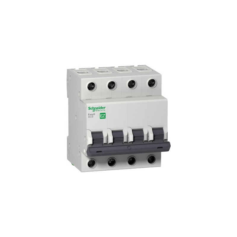 Schneider EZ9F43450 ,Easy9 3kA,4-Faz 4x50a,C-Tip,50 Amper,Otomatik Sigorta