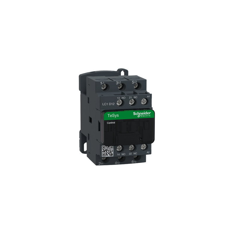 Schneider LC1D12B7 ,Bobin 24vac,Güç 5.5kw 12 Amper,Kontak-3P 1A1K,Kontaktör