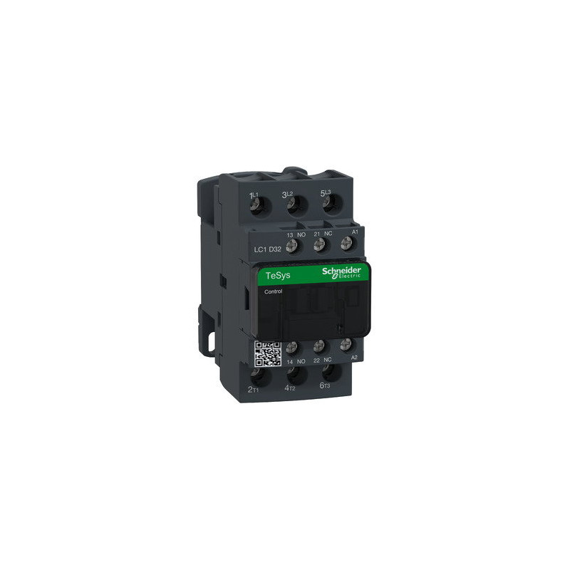 Schneider LC1D32B7 ,Bobin 24vac,Güç 15kw 32 Amper,Kontak-3P 1A1K,Kontaktör