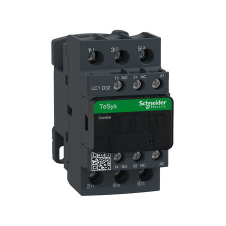 Schneider LC1D32B7 ,Bobin 24vac,Güç 15kw 32 Amper,Kontak-3P 1A1K,Kontaktör